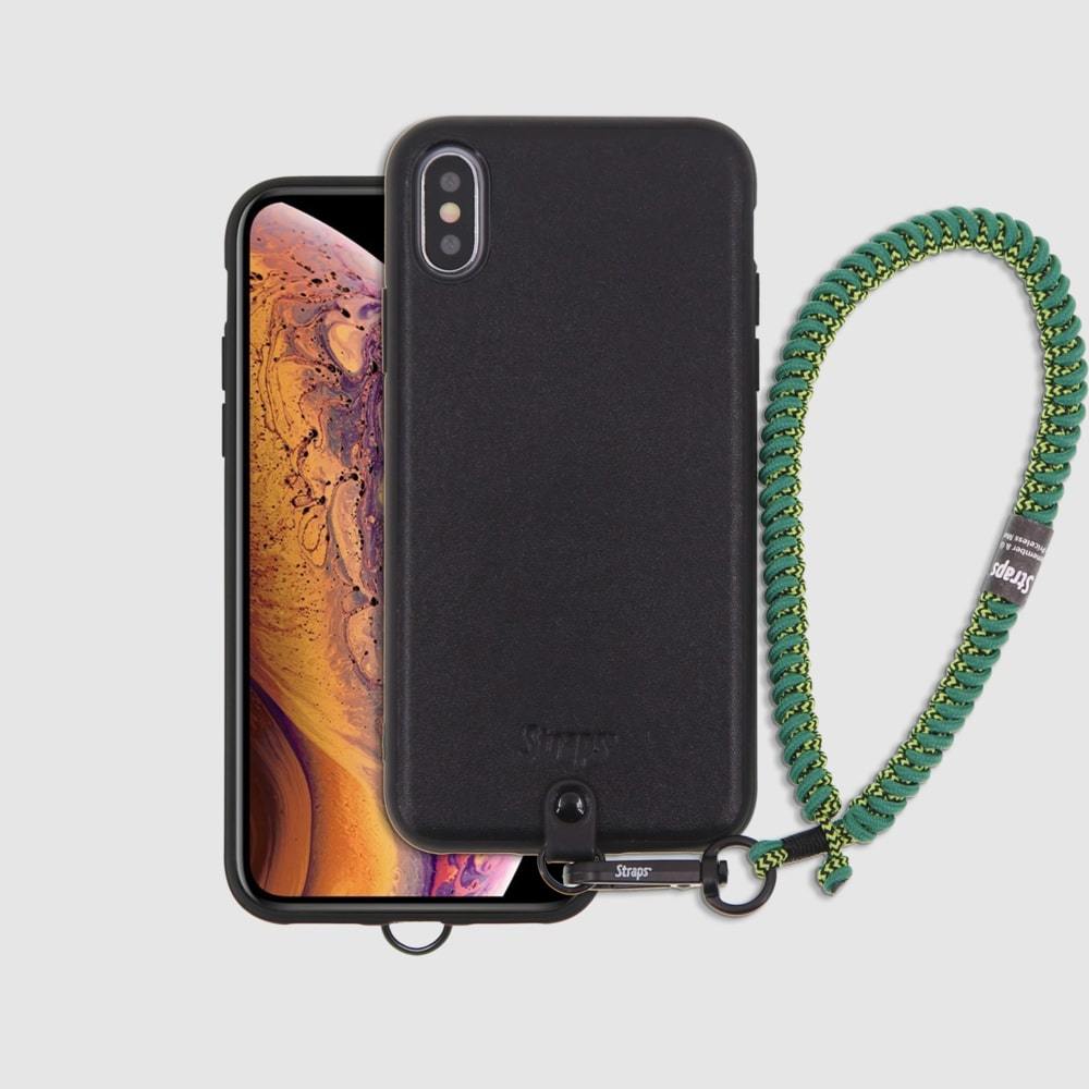 iPhone X/XS Leather Slim Strap Case