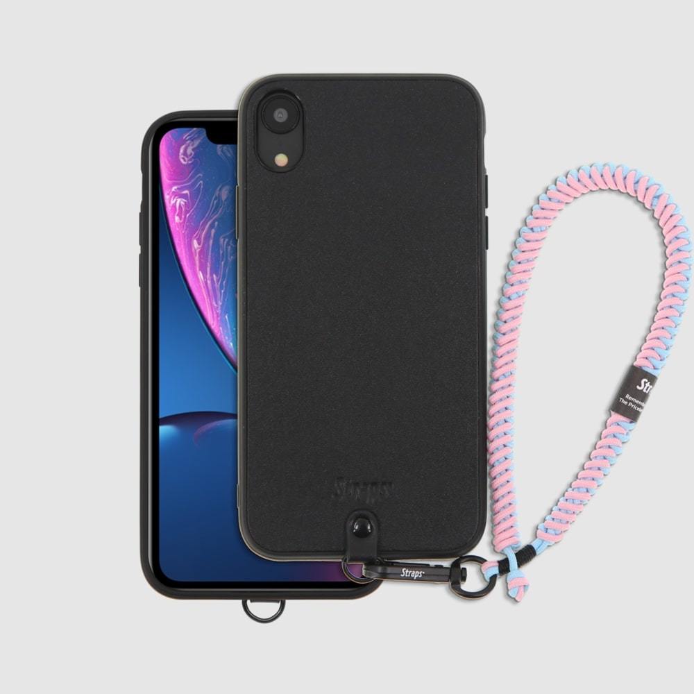 iPhone XR Leather Slim Strap Case