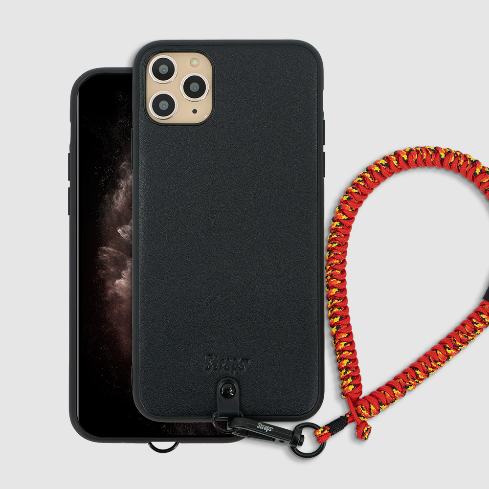 iPhone 11 Pro Max Leather Slim Strap Case