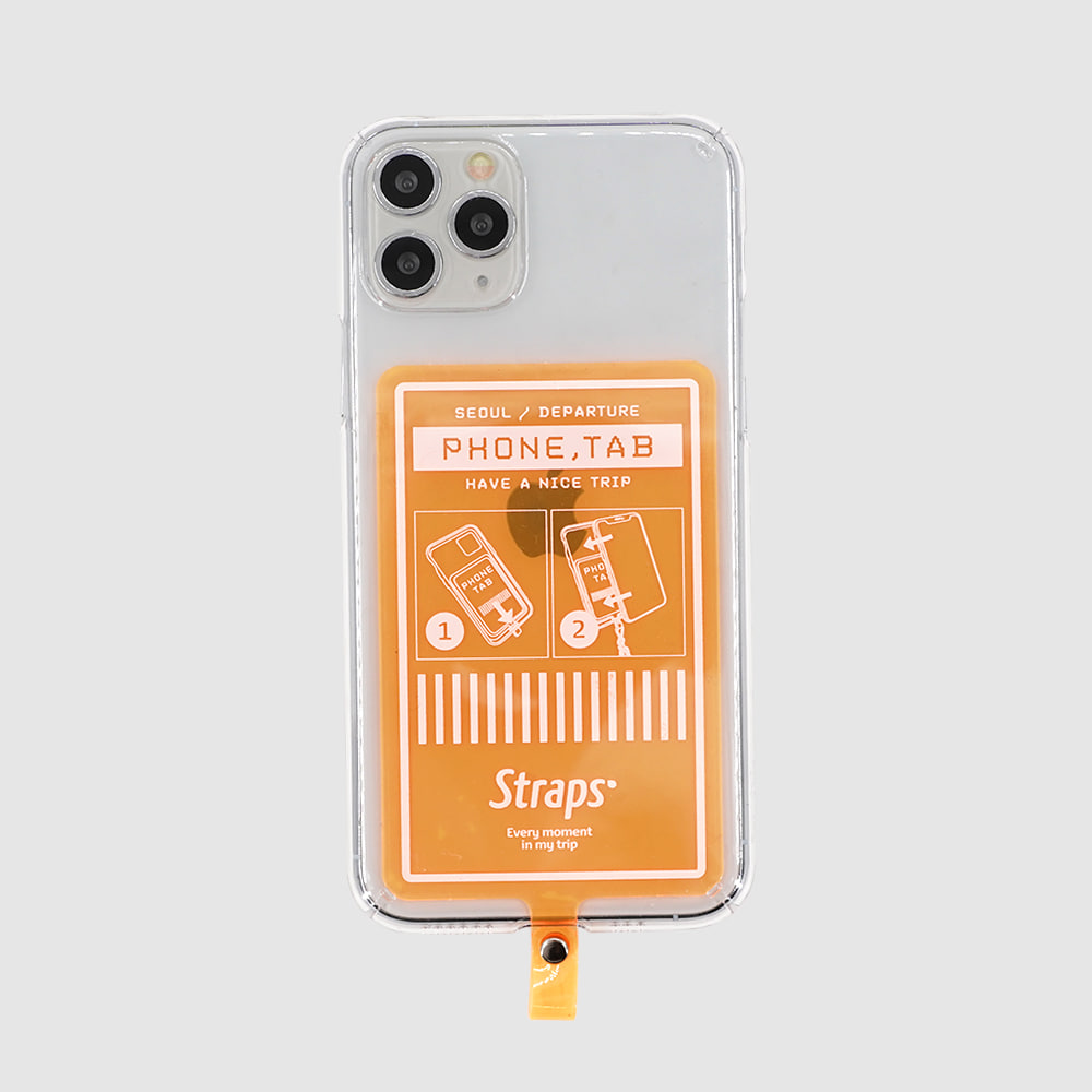 Phone Tab Orange Signature7 iPhone 11/11 Pro Case