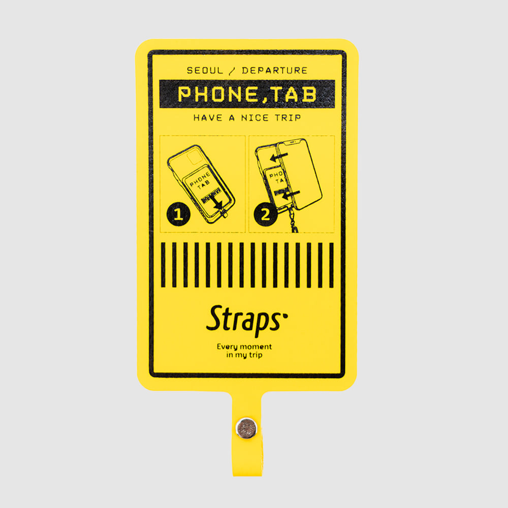 Phone Tab - Yellow